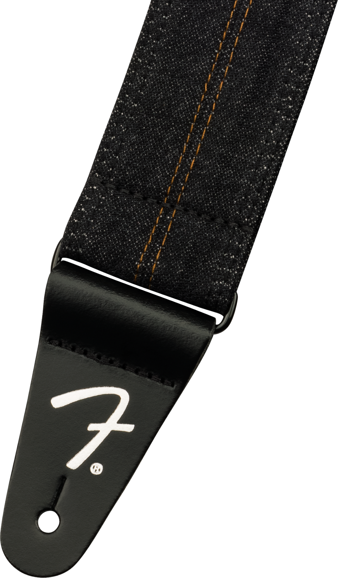 Fender x Wrangler Denim Guitarrem (Washed Black Stitch, 2")