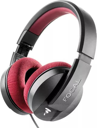 Focal Listen Professional DJ-Høretelefoner (Sort/Rød)