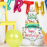 Folieballon 'Happy Birthday!' Kage (72 cm)