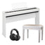Yamaha P-225WH Klaverpakke (Hvid)