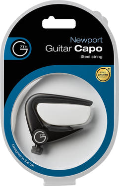 G7th Newport 6 String Black GIT