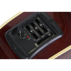 Yamaha FX370C Elektronisk Akustisk Guitar (Sort)