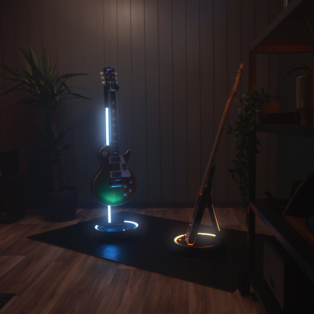 Gravity GS LS 01 NH B - Guitar GLOW-STAND®, Neckhug