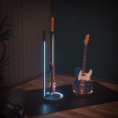 Gravity GS LS 01 NH B - Guitar GLOW-STAND®, Neckhug