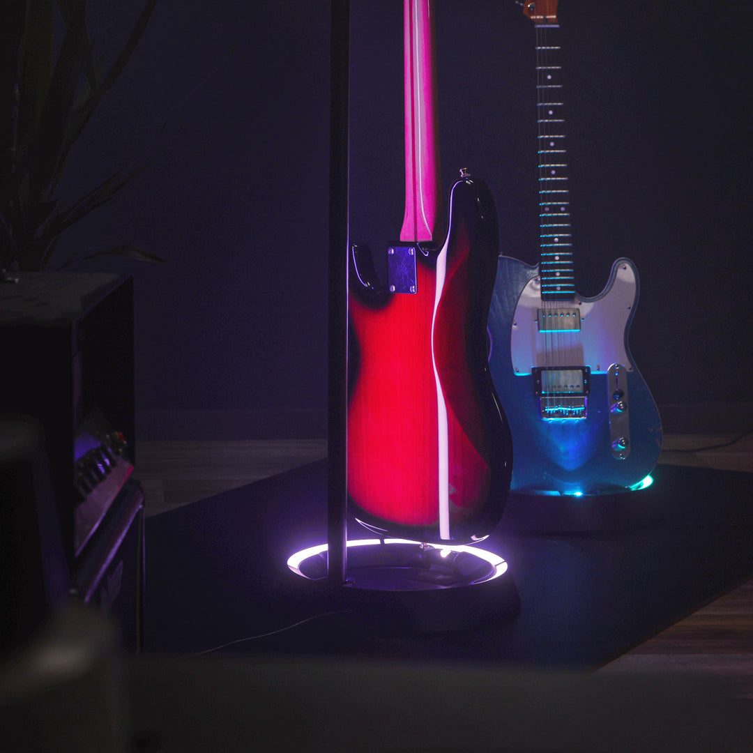 Gravity GS LS 01 NH B - Guitar GLOW-STAND®, Neckhug