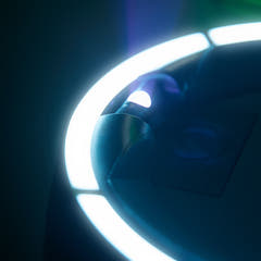 Gravity GS LS A 01 B - Guitar GLOW STAND®, A-stativ