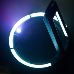 Gravity GS LS A 01 B - Guitar GLOW STAND®, A-stativ