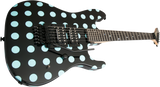 KRamer Guitars NightSwan El-guitar (Black with Blue Polka Dots)
