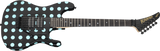 KRamer Guitars NightSwan El-guitar (Black with Blue Polka Dots)