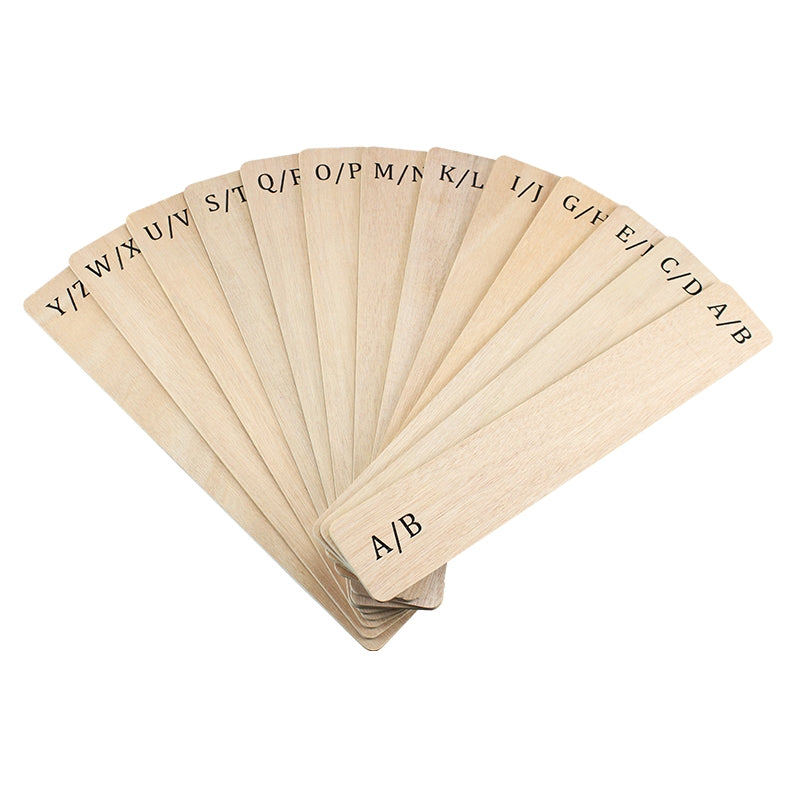 Krydsfiner Dividers til plader (13 stk.) (A-Z)