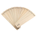 Krydsfiner Dividers til plader (13 stk.) (A-Z)