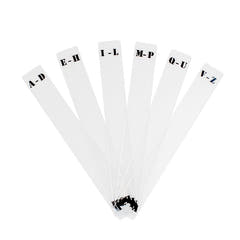 Akryl Dividers til vinylplader(6 stk.) (A-Z)