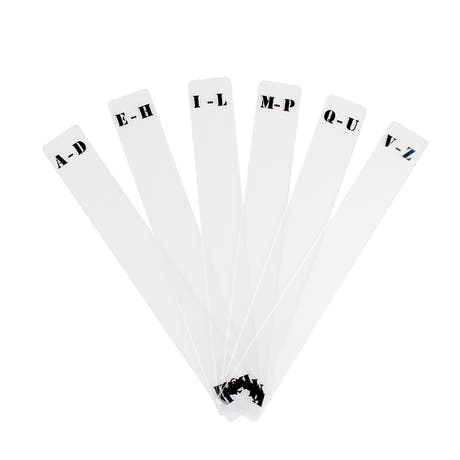 Akryl Dividers til vinylplader(6 stk.) (A-Z)
