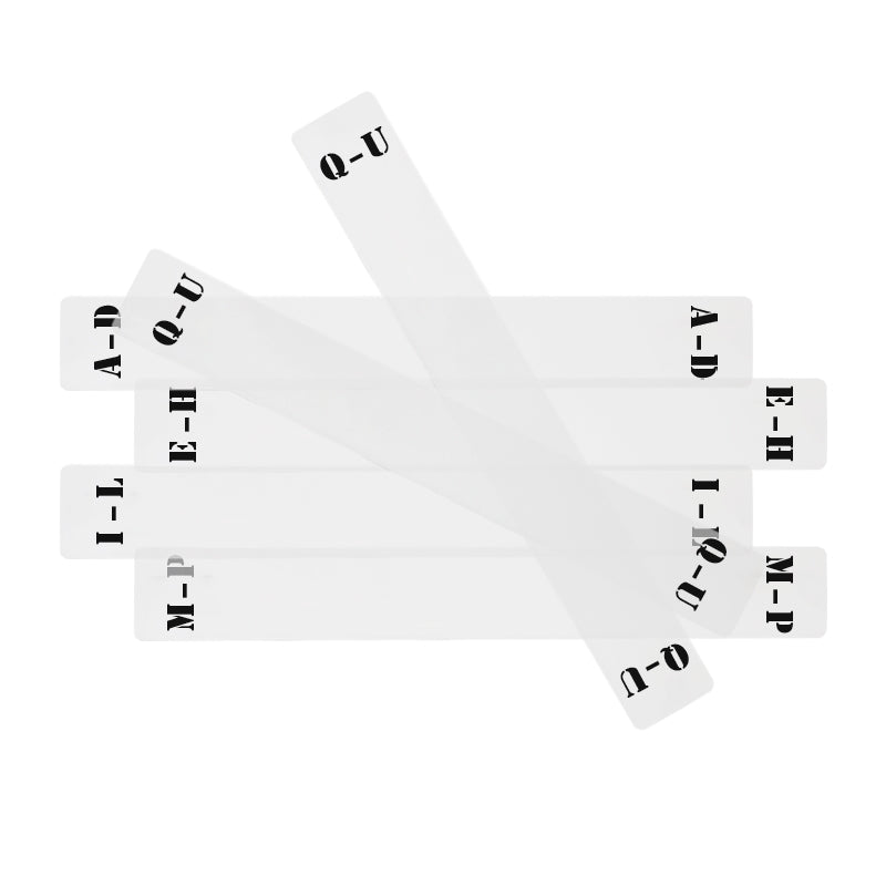 Akryl Dividers til vinylplader(6 stk.) (A-Z)