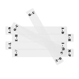Akryl Dividers til vinylplader(6 stk.) (A-Z)