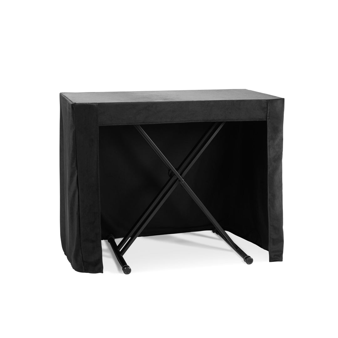 Gravity KSX 2 RD SÆT 1 - X-formet keyboardstativ med dobbeltstøtte og støttebord, sæt 1
