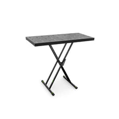 Gravity KSX 2 RD SÆT 1 - X-formet keyboardstativ med dobbeltstøtte og støttebord, sæt 1