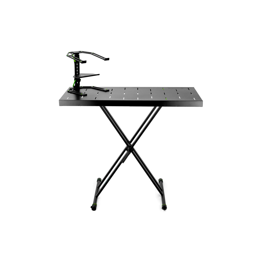Gravity KSX 2 RD SET 2 - Dobbelt X-formet keyboardstativ og støttebord, sæt 2