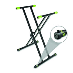 Gravity KSX 2 RD - Rapid Desk-sæt med dobbelt X-keyboardstativ