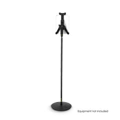 Gravity MA T TH 02 SET 2 - Tablet-holder til rejsende og enhånds mikrofonstativ med rund fod