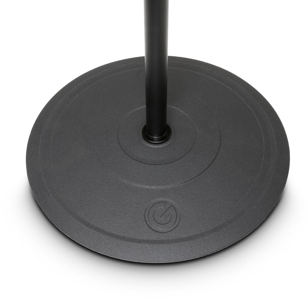 Gravity MS 23 - Mikrofonstativ med rund base, sort