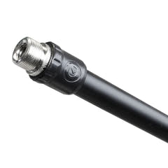 Gravity MS 4221 B - Kort mikrofonstativ med foldbar trefodsfod og 2-punkts justerbar boomarm