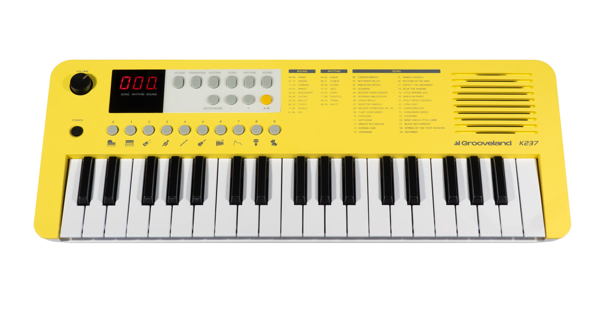Grooveland E237 Keyboard (Soft Yellow)