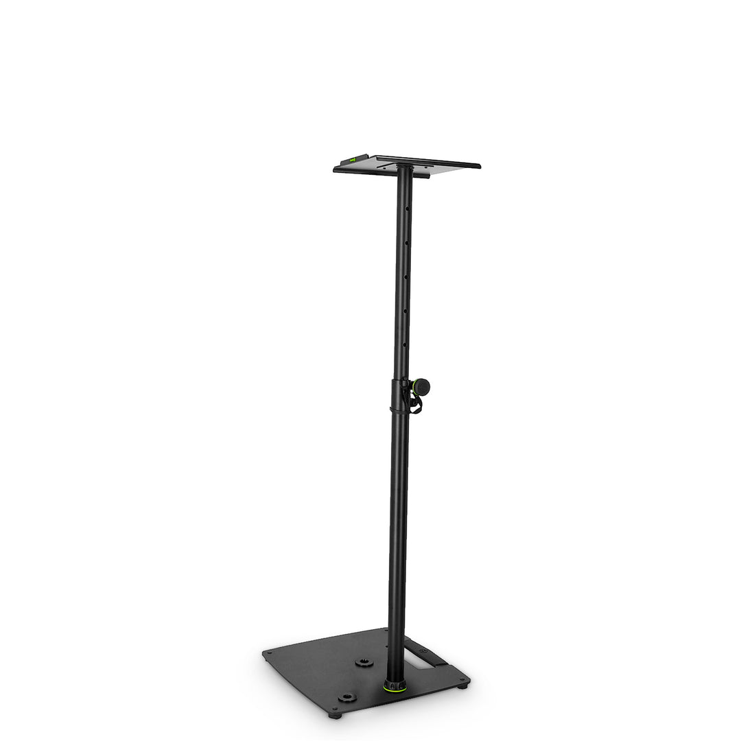 Gravity SP 3202 CS B - Højttalerstativ til studiomonitor med firkantet stålbase