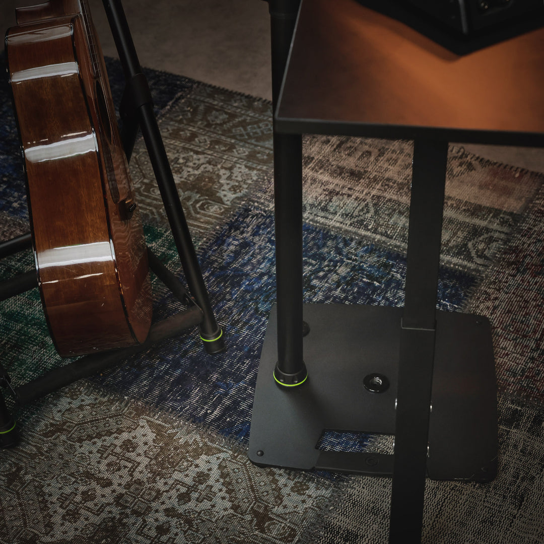 Gravity SP 3202 CS B - Højttalerstativ til studiomonitor med firkantet stålbase