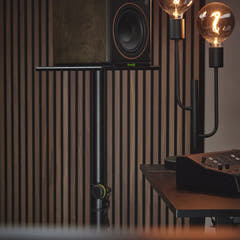 Gravity SP 3202 CS B - Højttalerstativ til studiomonitor med firkantet stålbase