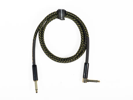 Grooveland Tweed Vinkel Guitarkabel (1,5m - Sort)