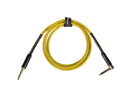 Grooveland Tweed Vinkel Guitarkabel (1,5m - Gul)