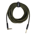 Grooveland Tweed Vinkel Guitarkabel (6m - Sort)