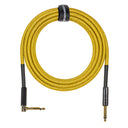 Grooveland Tweed Vinkel Guitarkabel (6m - Gul)