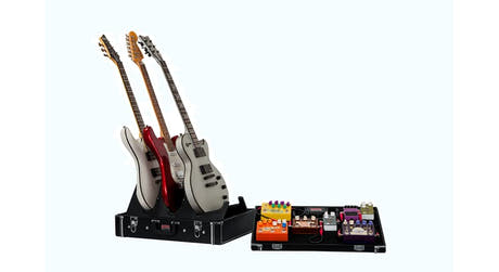 Gator GW-GIGBOXJR pedalboard med guitarstativ