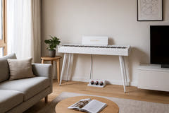 RETURVARE - Grooveland DDP-140 El Klaver (Hvid)