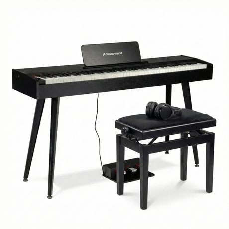 Grooveland DDP-140 El Klaver (Sort) Bundle