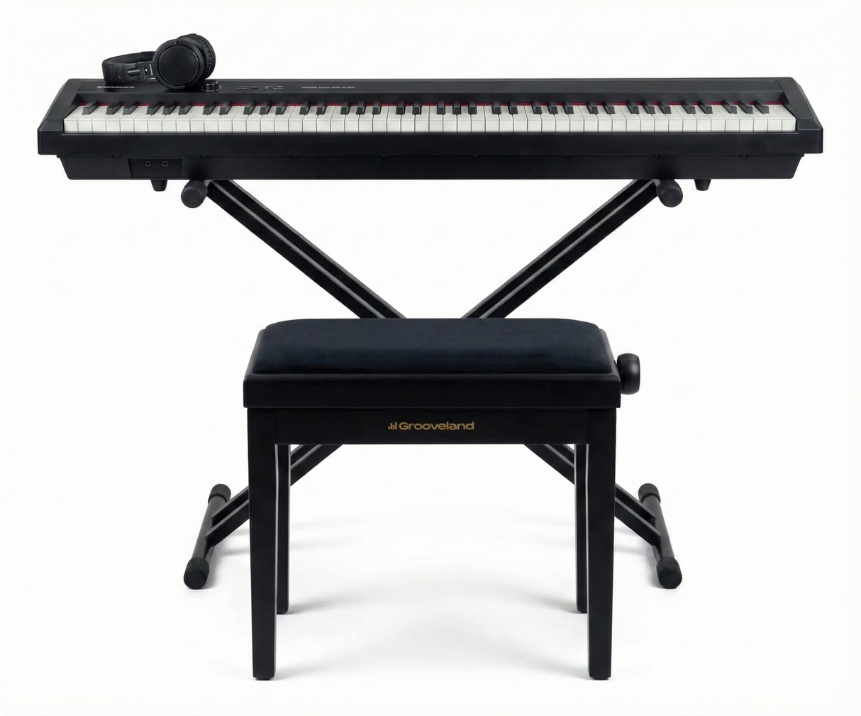 Grooveland P450 El Klaver (Sort) Komplet Pakke