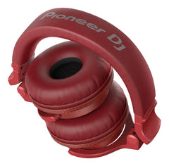 Pioneer DJ HDJ-CUE1BT-R - Bluetooth DJ-Høretelefoner (Rød)