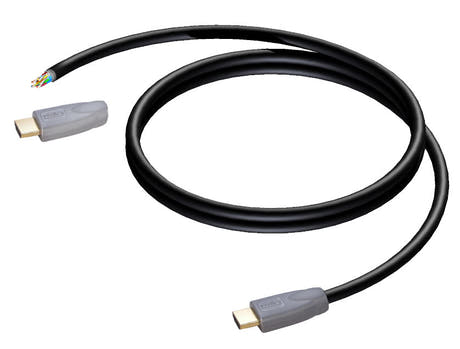 ProCab HDMI kabel, 1 ende u/stik 4 meter
