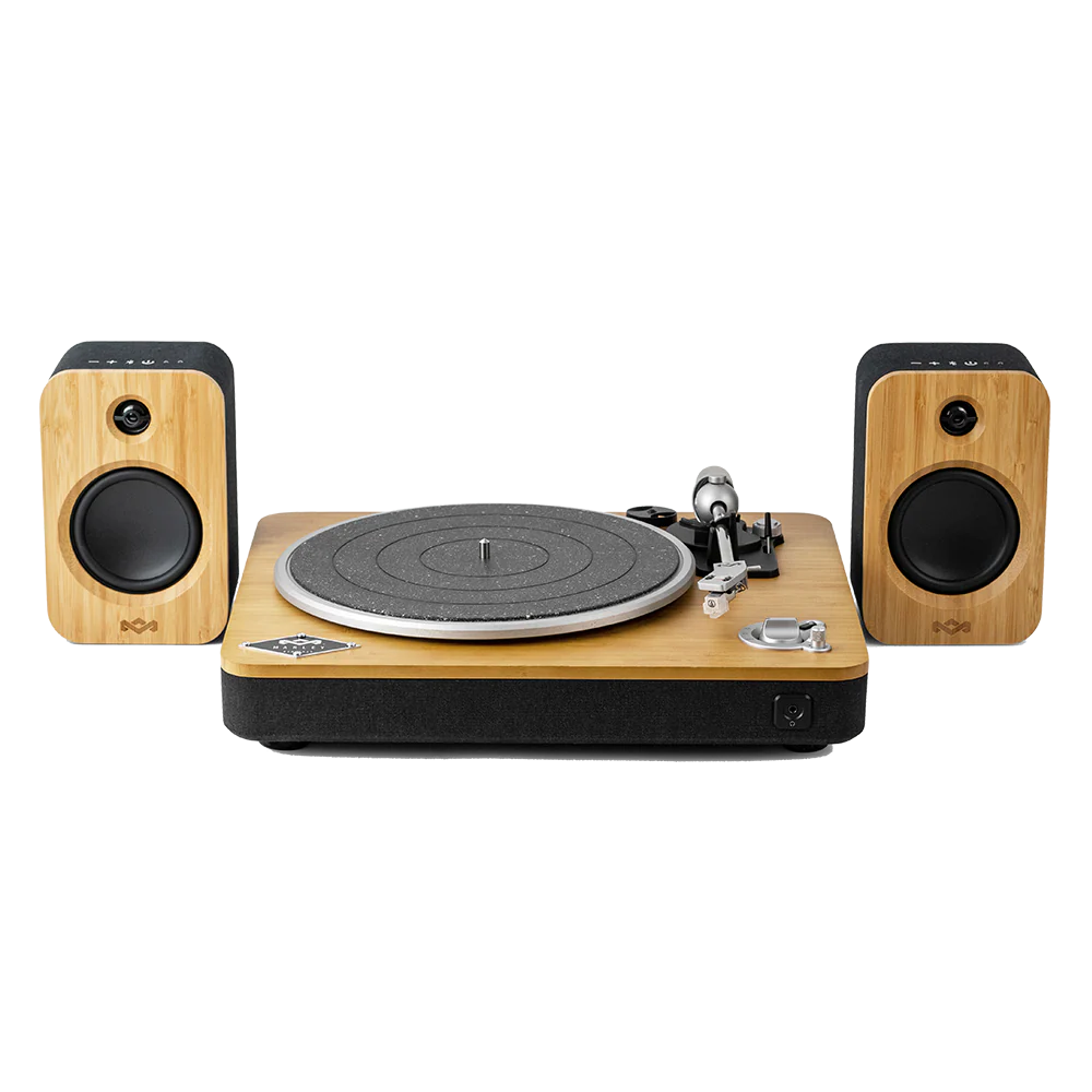 House of Marley Stir It Up Bluetooth Pladespiller og Højtaler (Sort) Bundle