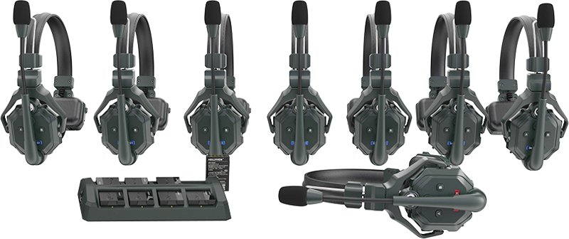 Hollyland Solidcom C1 Full Duplex Trådløst Intercom System med 8 headsets