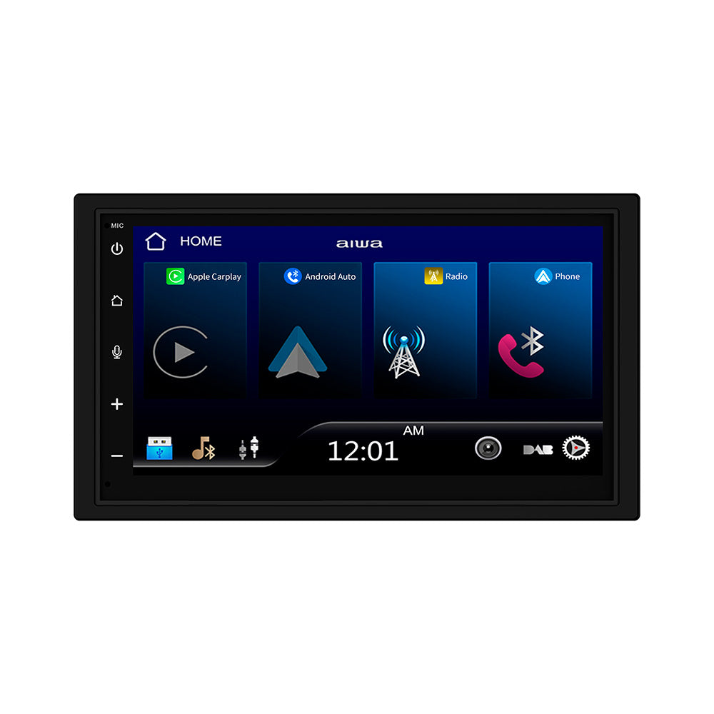 AIWA IC-820 6,75" Bilradio med Apple CarPlay, Android Auto, DAB og Bluetooth