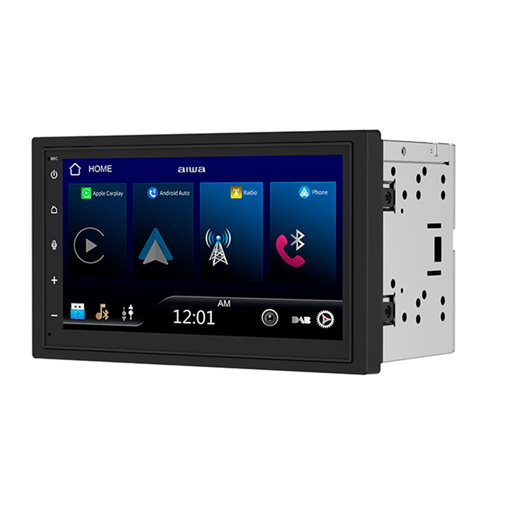 AIWA IC-820 6,75" Bilradio med Apple CarPlay, Android Auto, DAB og Bluetooth