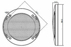 BLAUPUNKT ICx 542  2-vejs Bilhøjttalere (13 cm, 5,4")