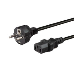 IEC Tilslutningskabel (1m)