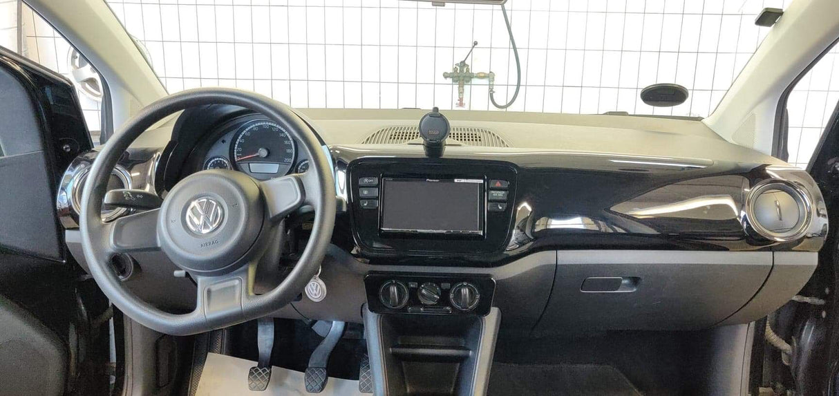 2-DIN Ramme til Mii, Citigo og Up (Blank Sort)