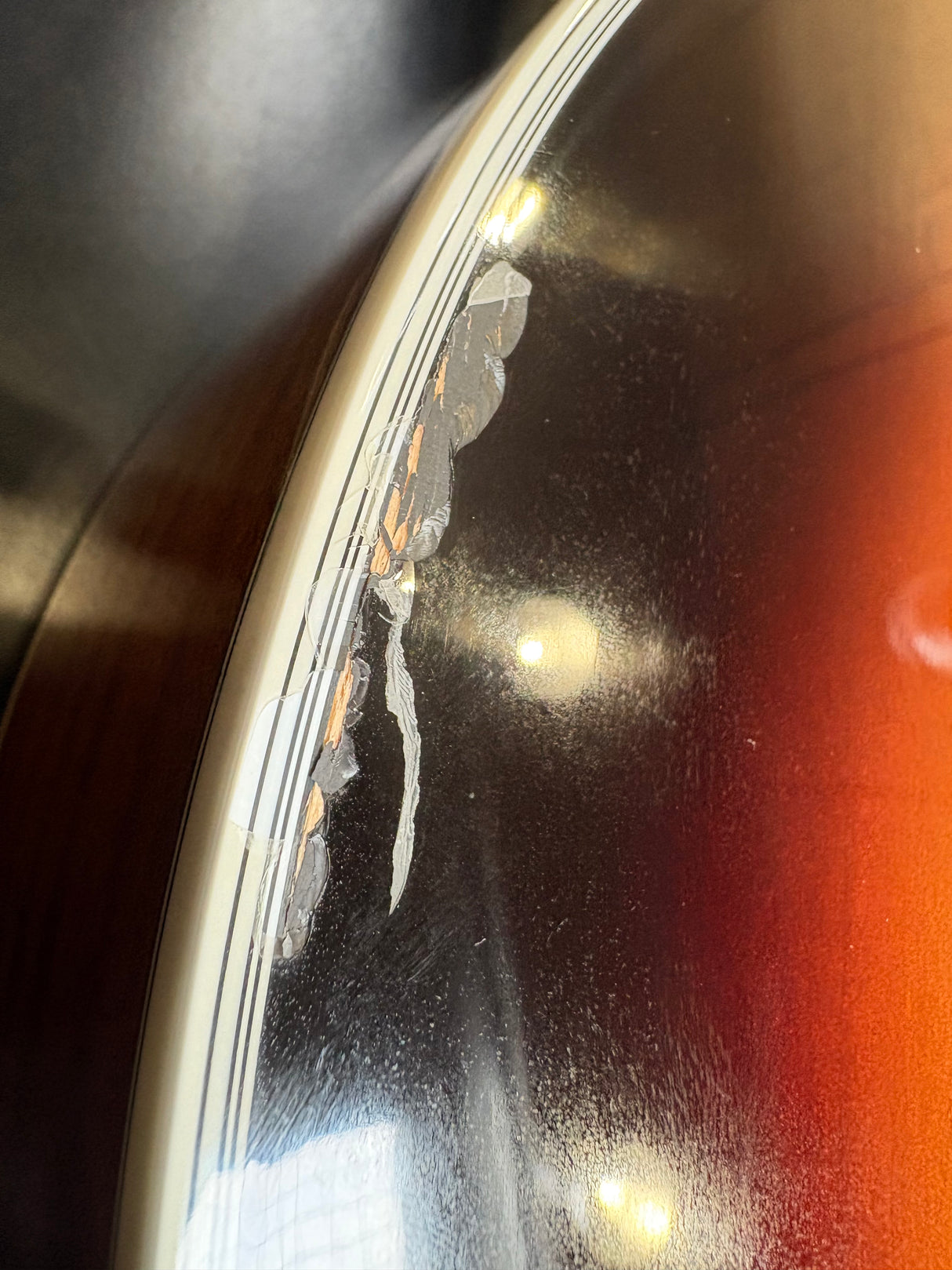 OUTLET - Hagstrom Siljan II Grand Auditorium Western Guitar (Tobacco)