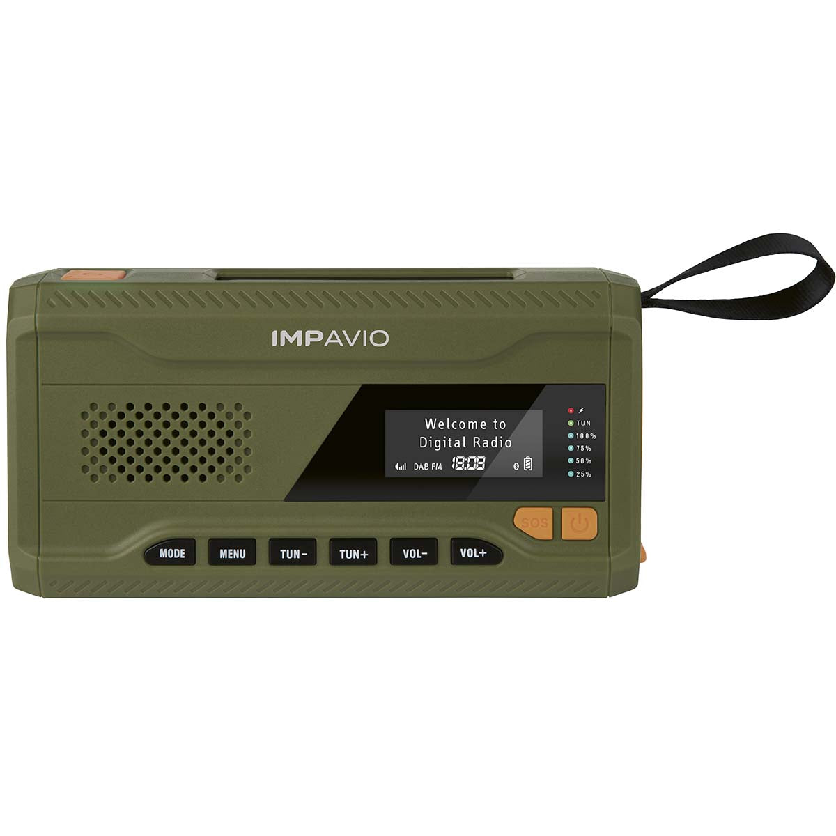 DAB1 Robust udendørs radio med DAB+/FM
