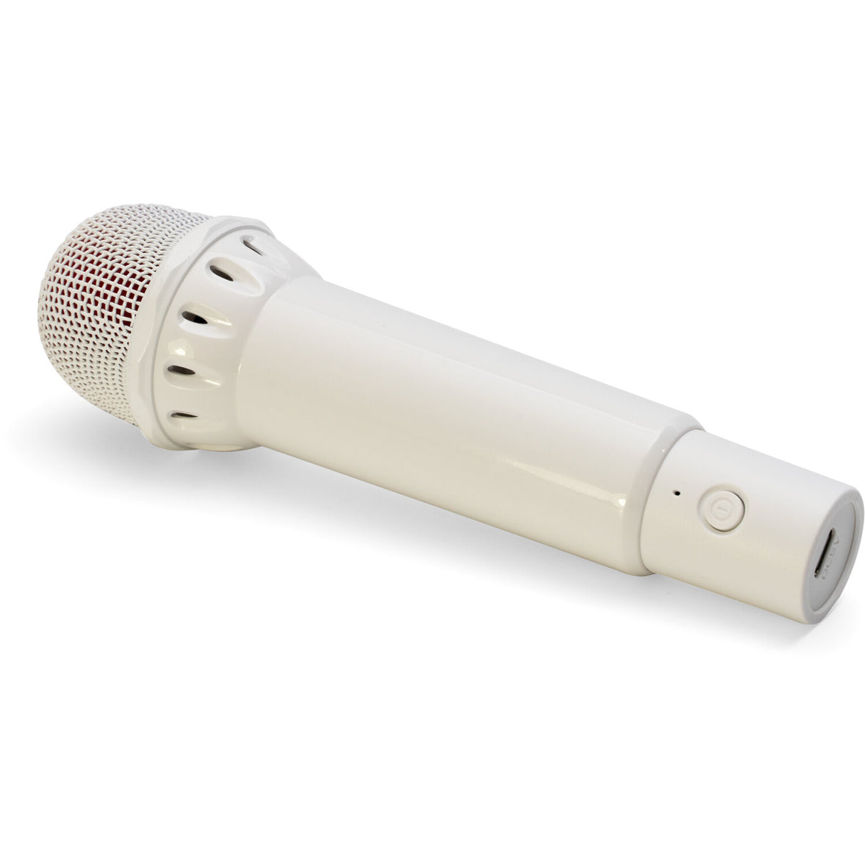 Ibiza Karaoke Anlæg m. Bluetooth og 2 Mikrofoner (Hvid)